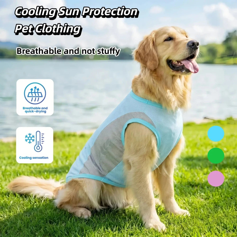 Reflective Cooling Dog Vest